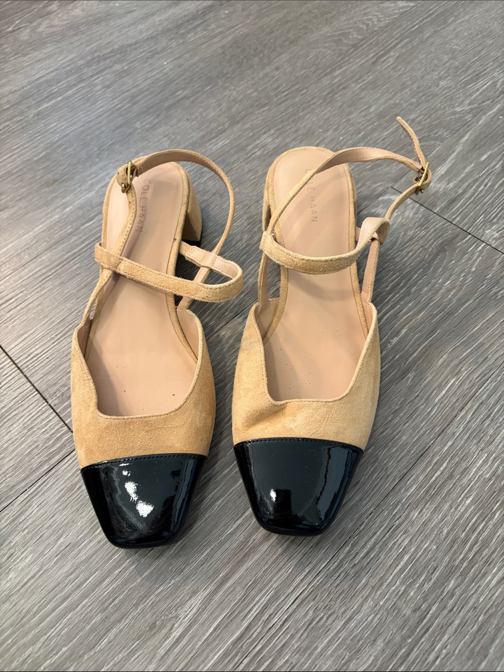 Cole Haan Women's Slingback Brand low block Heels